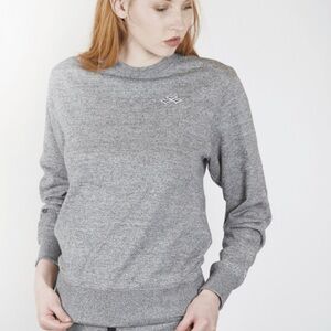 Lazy pants Gray Crew Neck Sweater